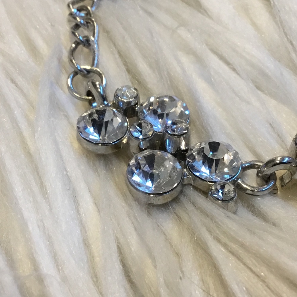 Vintage Crystal Silver Bracelet - Picture 4 of 4